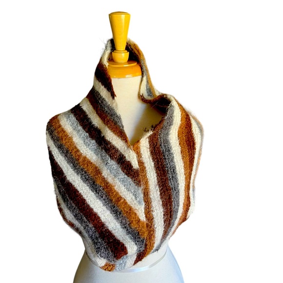 Hand Knit Cashmere Infinity Scarf - Picture 3 of 3